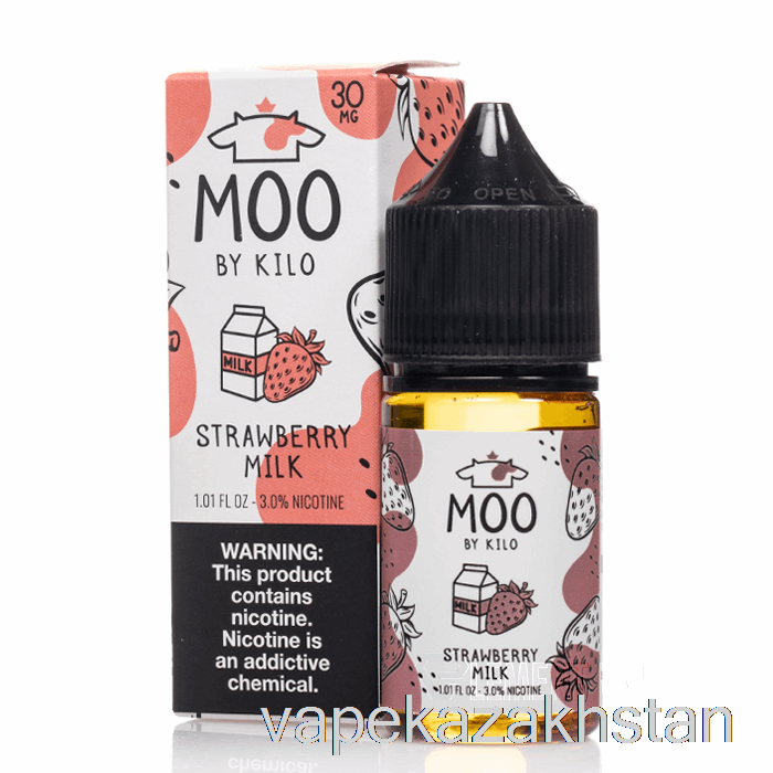 Vape Kazakhstan Strawberry Milk - Moo Salts - 30mL 50mg
